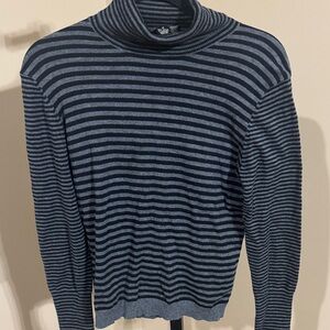 Women’s Harold’s brand‎ Navy Striped Turtleneck Sweater